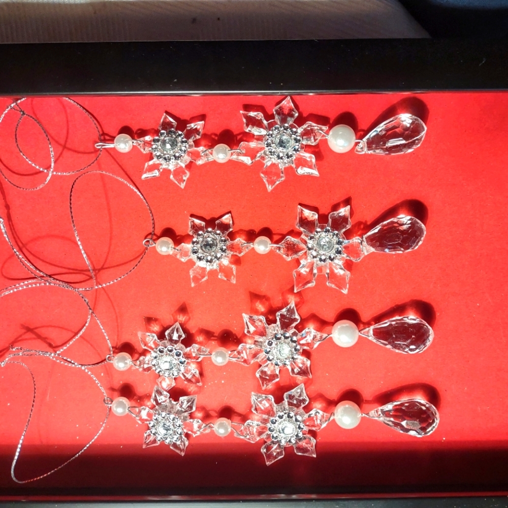 Christmas ornaments new 4 pieces handmade